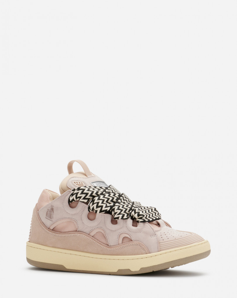 SNEAKERS CURB EN CUIR