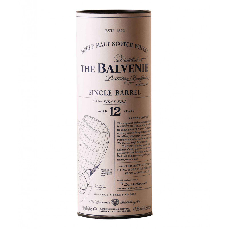 The Balvenie 12 Ans First Fill Single Barrel