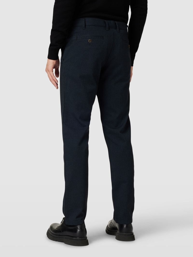 Hose mit seitlichen Eingrifftaschen in marineblau