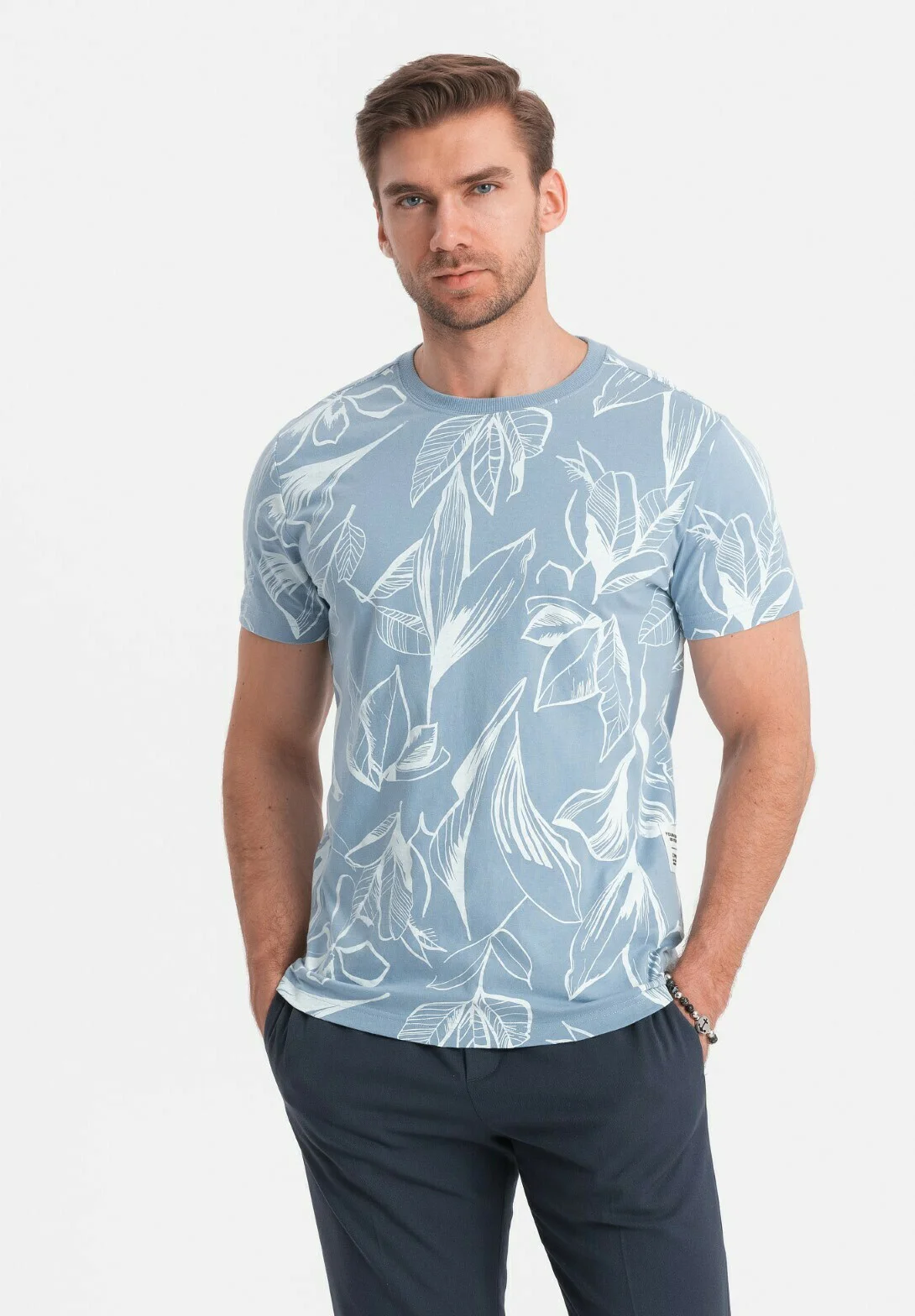 Camiseta estampada ombré