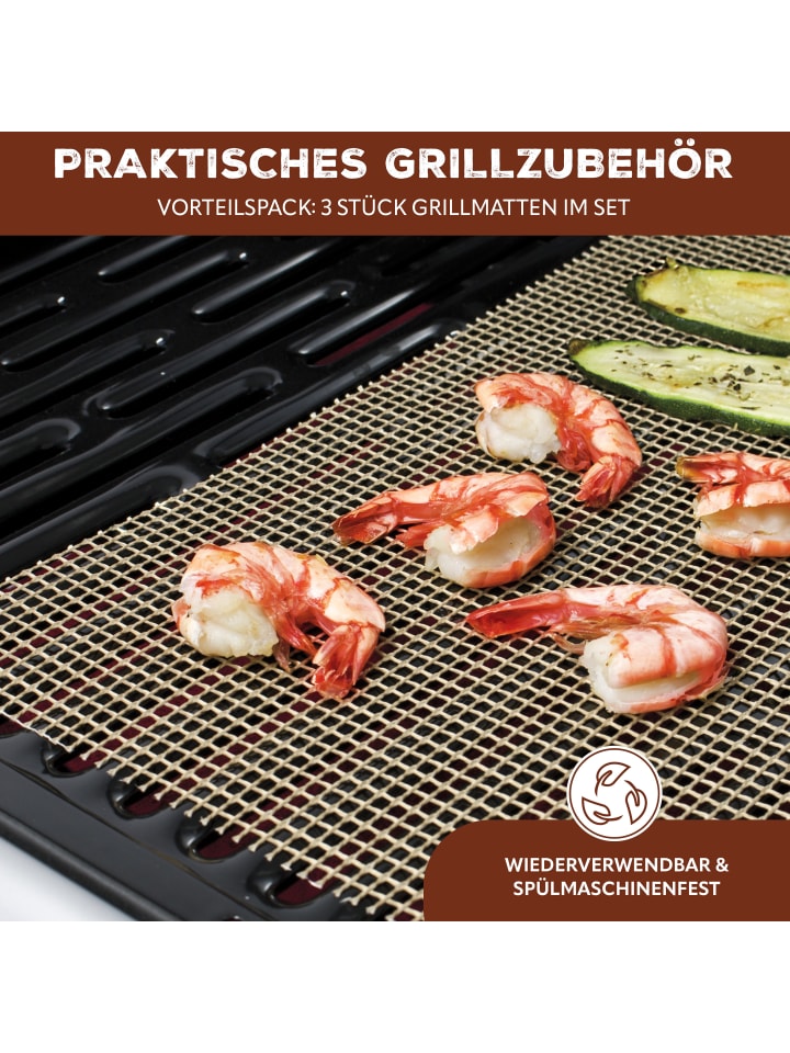 bremermann 3-er-Set Grillmatte günstig kaufen onesize
