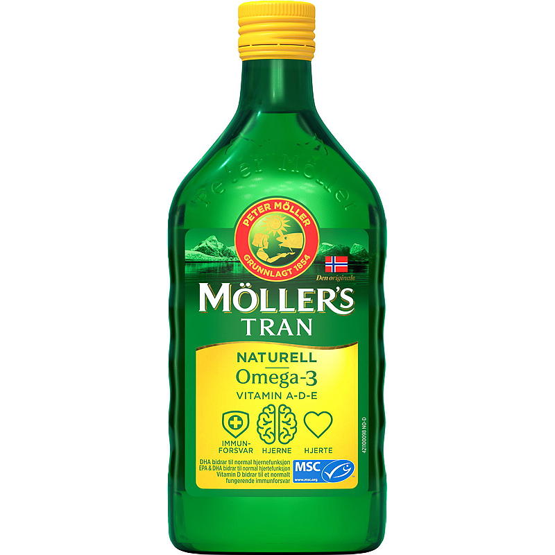Möller's Möller's Tran 500 ml Naturell