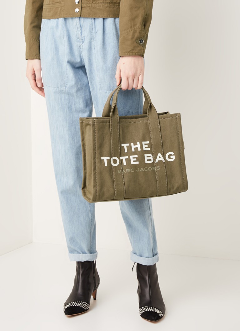 Marc Jacobs The Small Traveler Tote-veske med logo