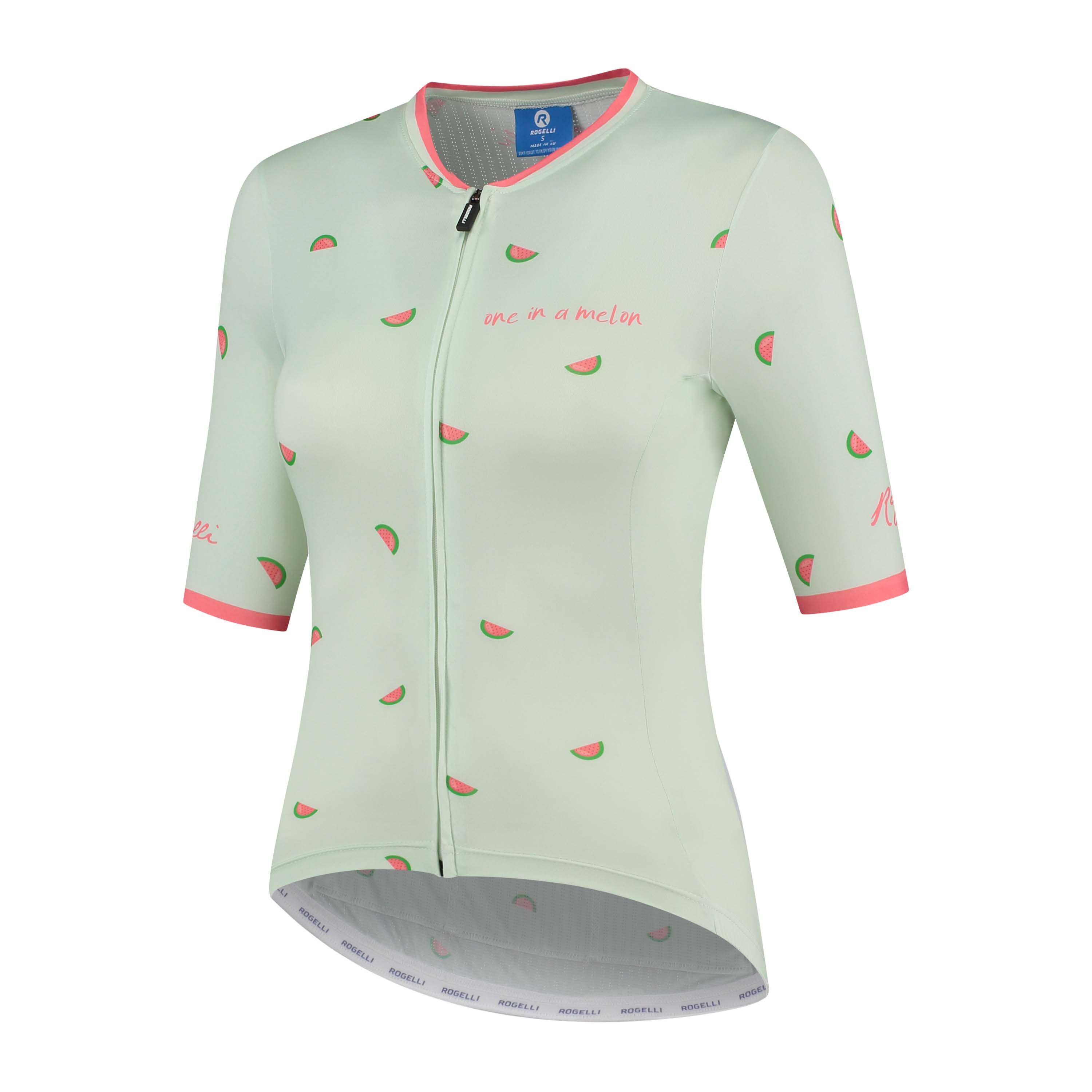 Rogelli Fruity Mint/Koralle Damen Radtrikot Kurzarm