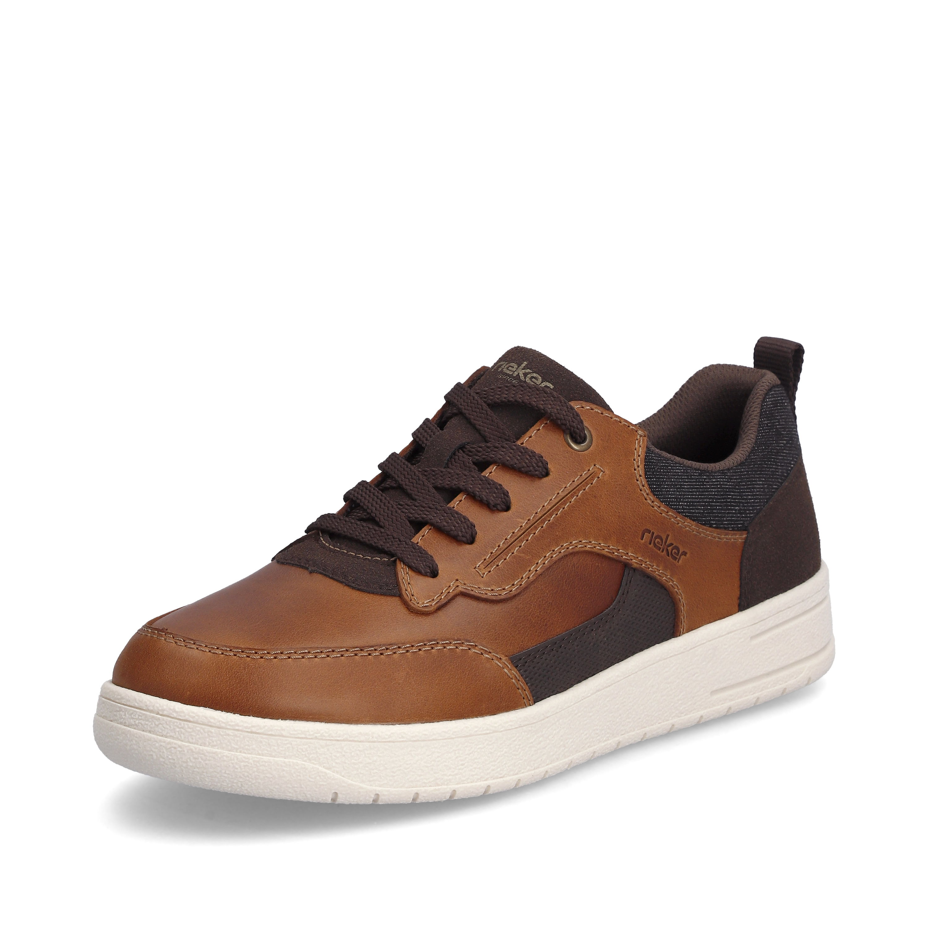 Rieker Herren Sneaker Low kaffeebraun
