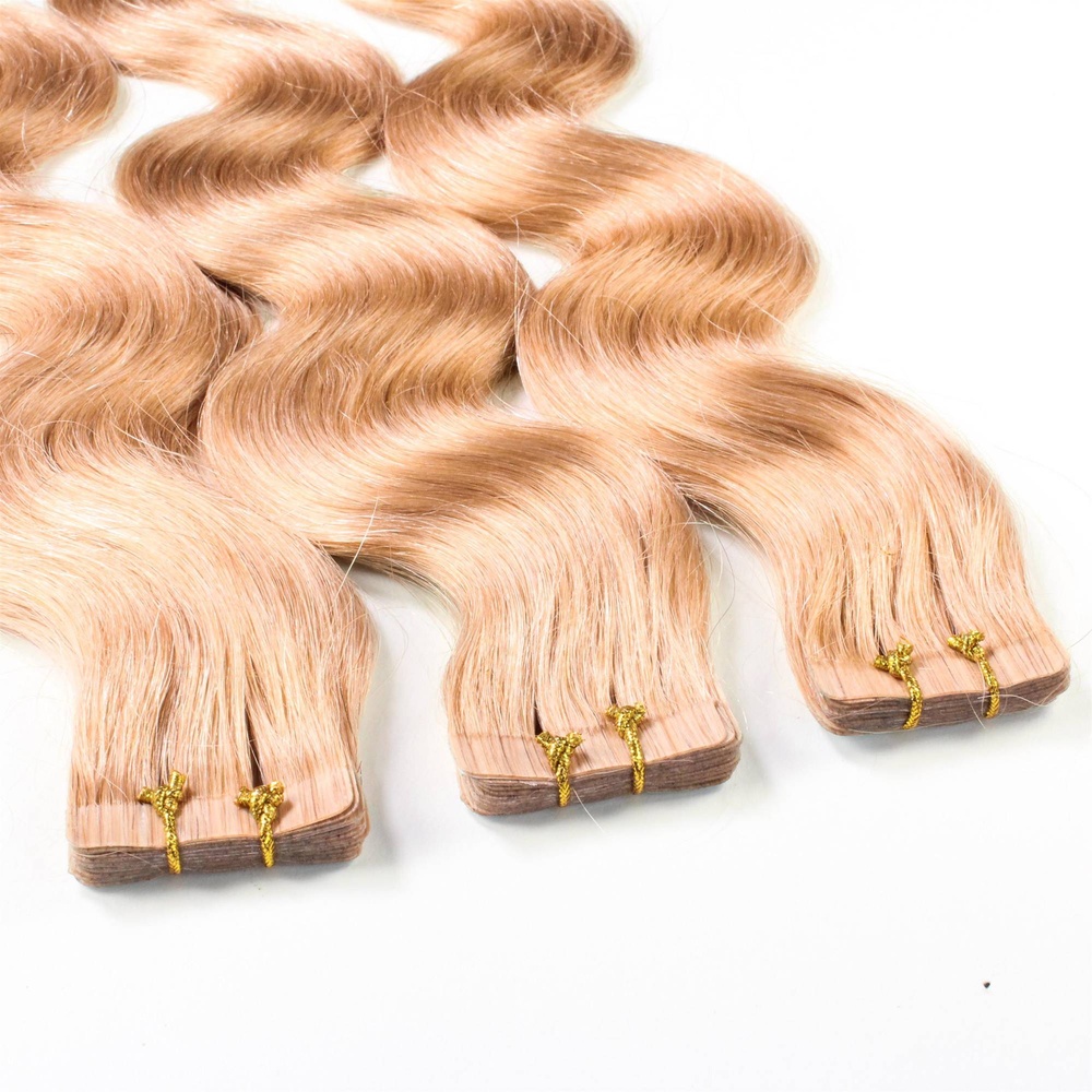hair2heart Extensions adhésives cheveux naturels #18 Noisette extensions