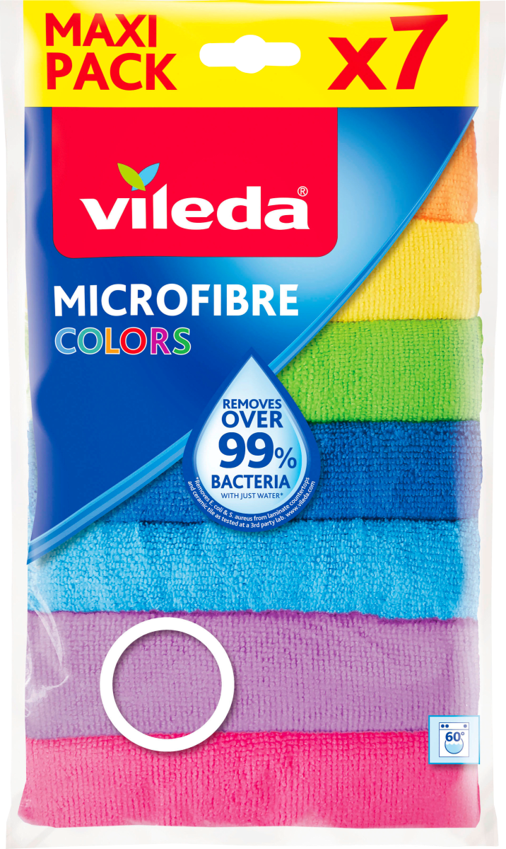 Allzwecktücher Mikrofaser Colors Multipack, 7 St