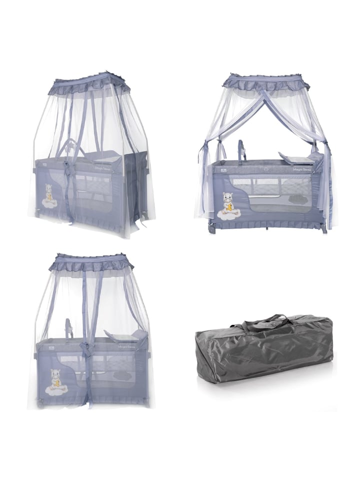 Lorelli Reisebett, Laufstall Magic Sleep in grau günstig kaufen 60x120 cm