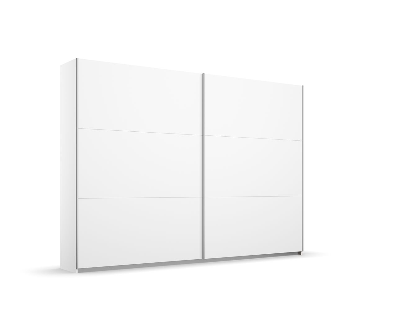 Rauch Möbel rauch Kleiderschrank Schwebetürenschrank Aurelio 2-türig alpinweiß 261cm Breit