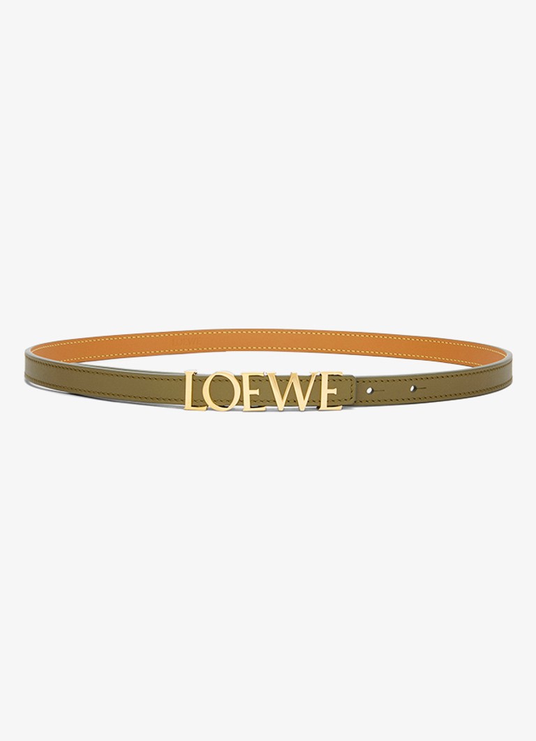LOEWE-vasikannahkavyö logolla