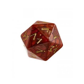 UP - Collectible Dwarven Davek Oversized D20 Dice for Dungeons & Dragons