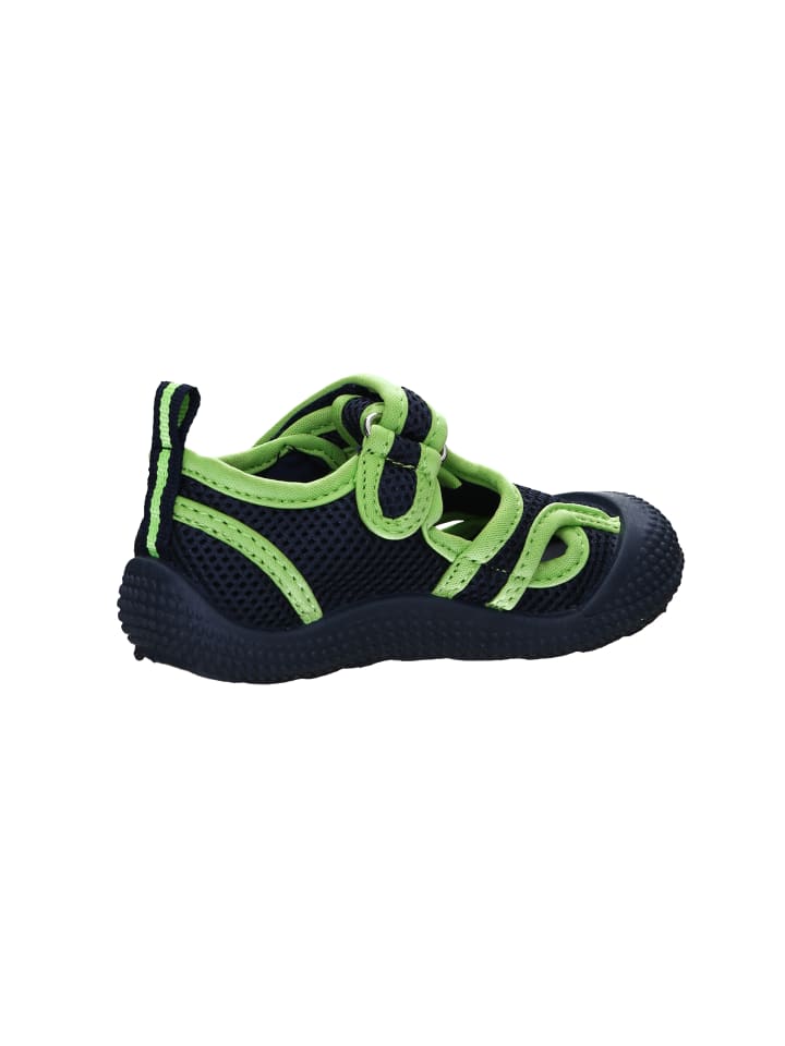 Playshoes Aqua-Sandale in Marine/Grün günstig kaufen