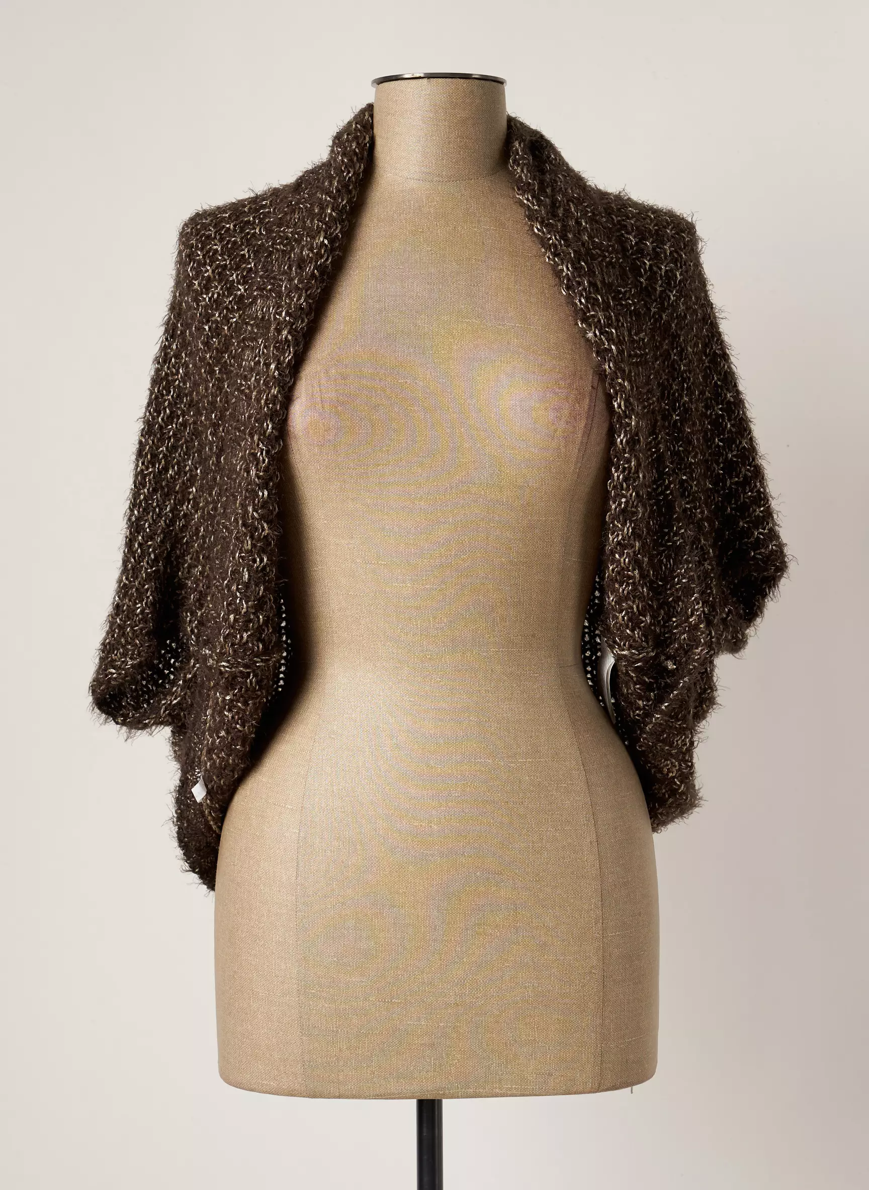 Cache Cache Gilets Manches Courtes Femme couleur marron