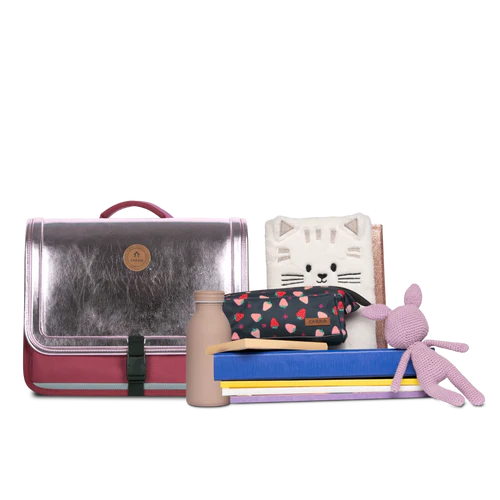 Discover Medium Schoolbag, Grignan Pink
