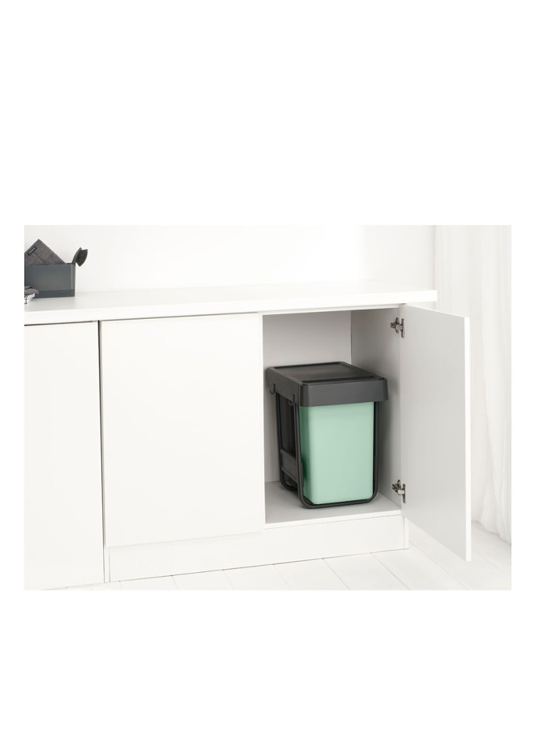 Brabantia Sort & Go 2 x 15 litrów zintegrowany kosz na śmieci
