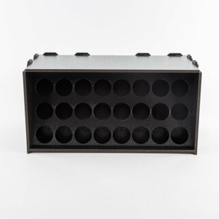 Black Paint Rack: Display Pigment