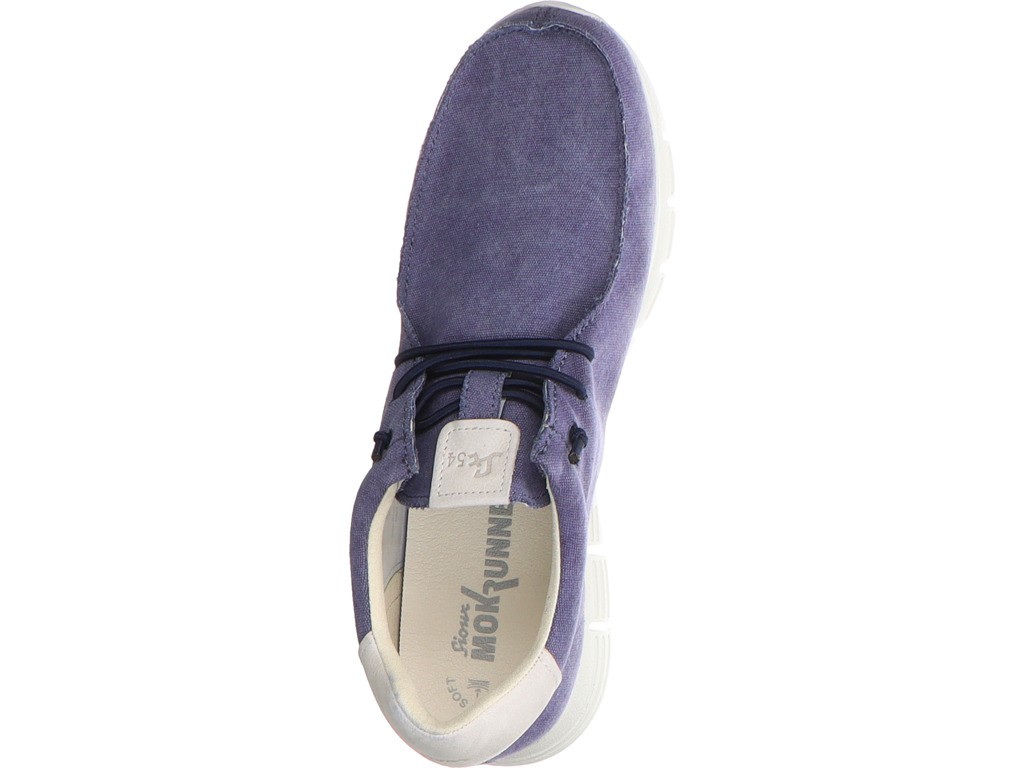 SIOUX Freizeit Schnürer blau Mokrunner-H-007