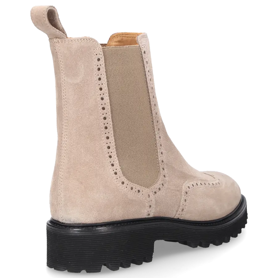EN AVANT - Chelsea Boots D0600021-417 Veloursleder - beige