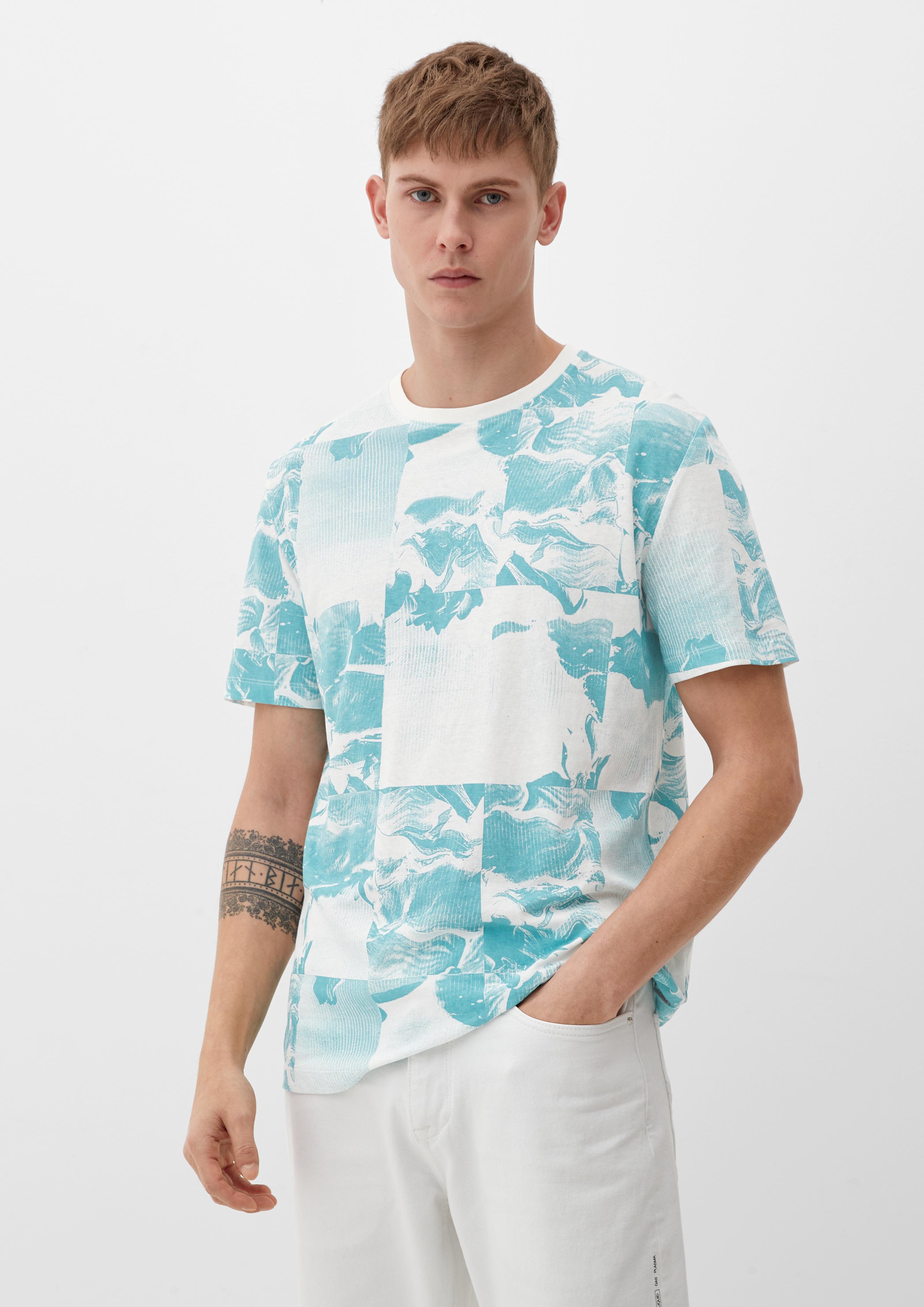 T-Shirt mit Alloverprint  2129839-01A9