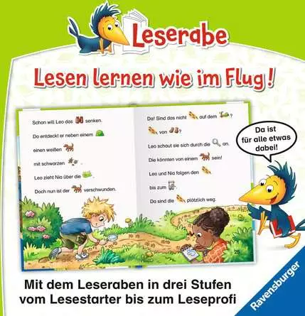 Leserabe - Vor-Lesestufe: Die Stadtpark-Detektive