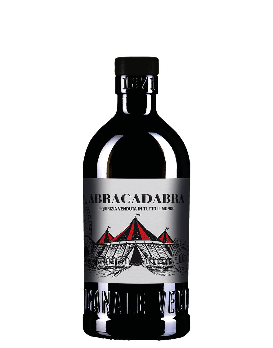 Abracadabra Liquirizia venduta in tutto il Mondo Vecchio Magazzino Doganale 500 ㎖