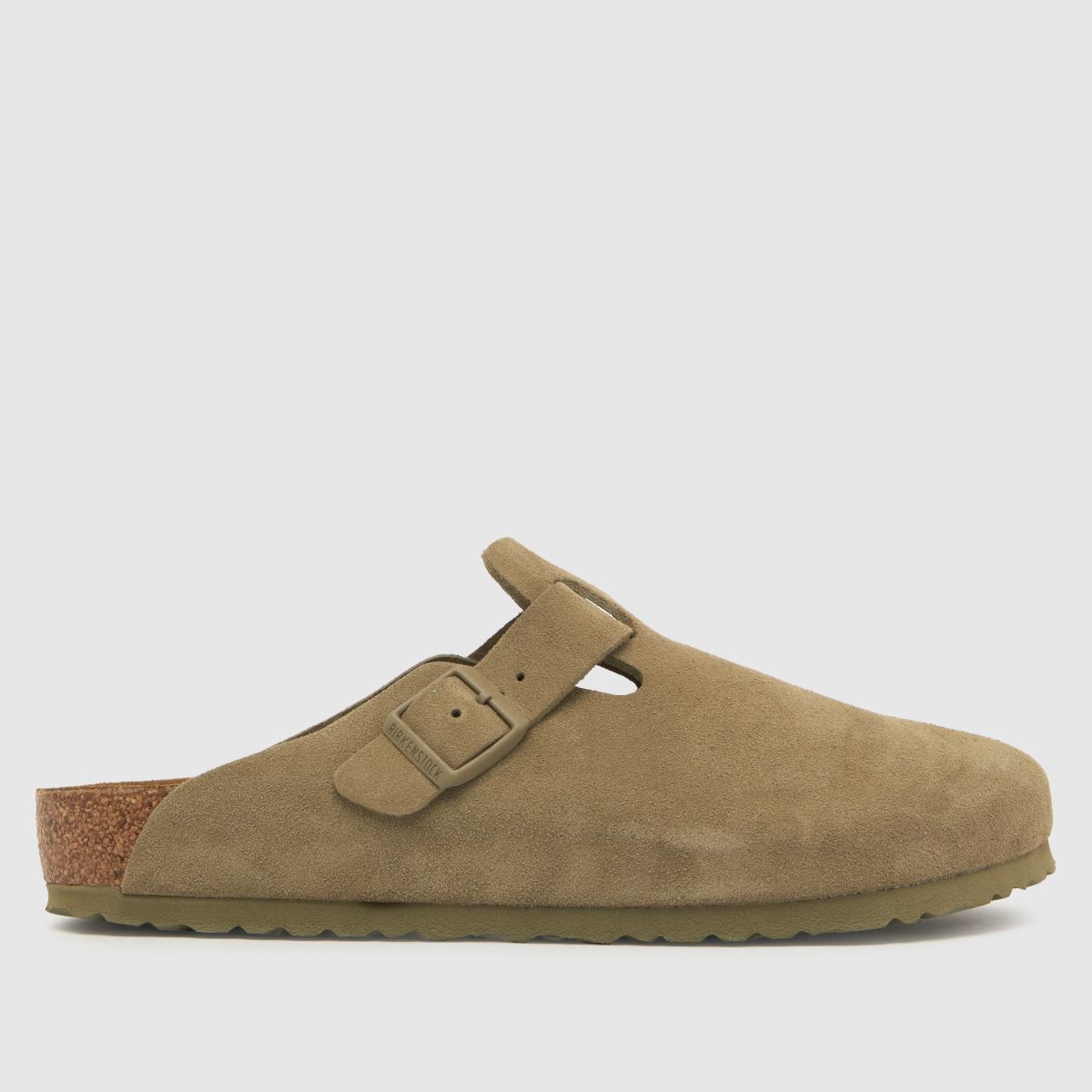 BIRKENSTOCK Boston klumpa szandál fakó khaki színben