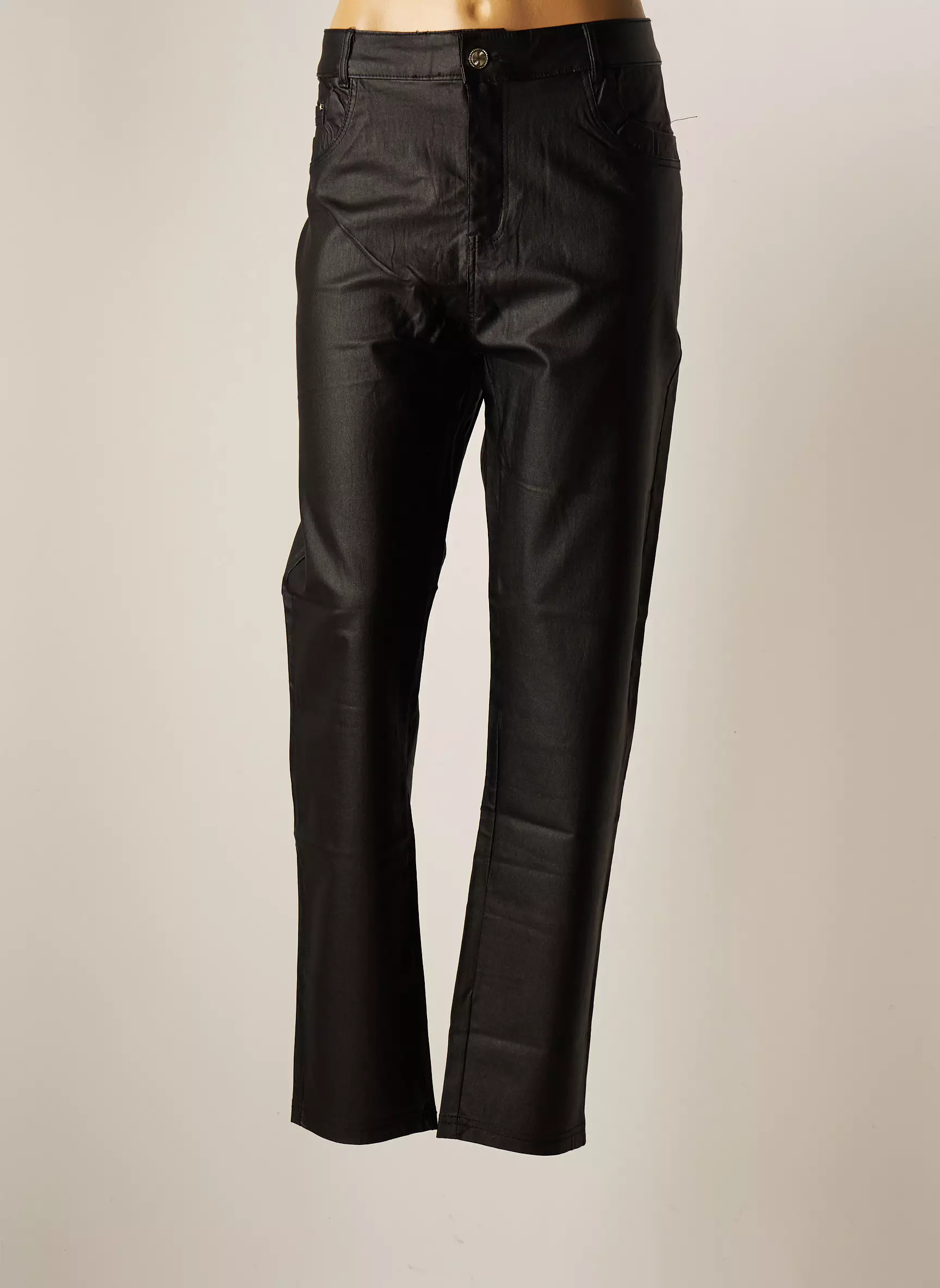 Rose Player Pantalons Slim Femme couleur noir