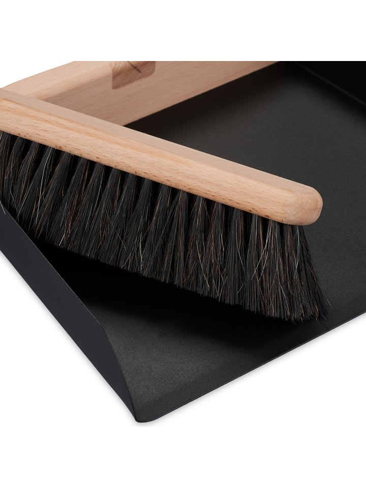 relaxdays Kehrgarnitur in Schwarz/ Natur günstig kaufen onesize