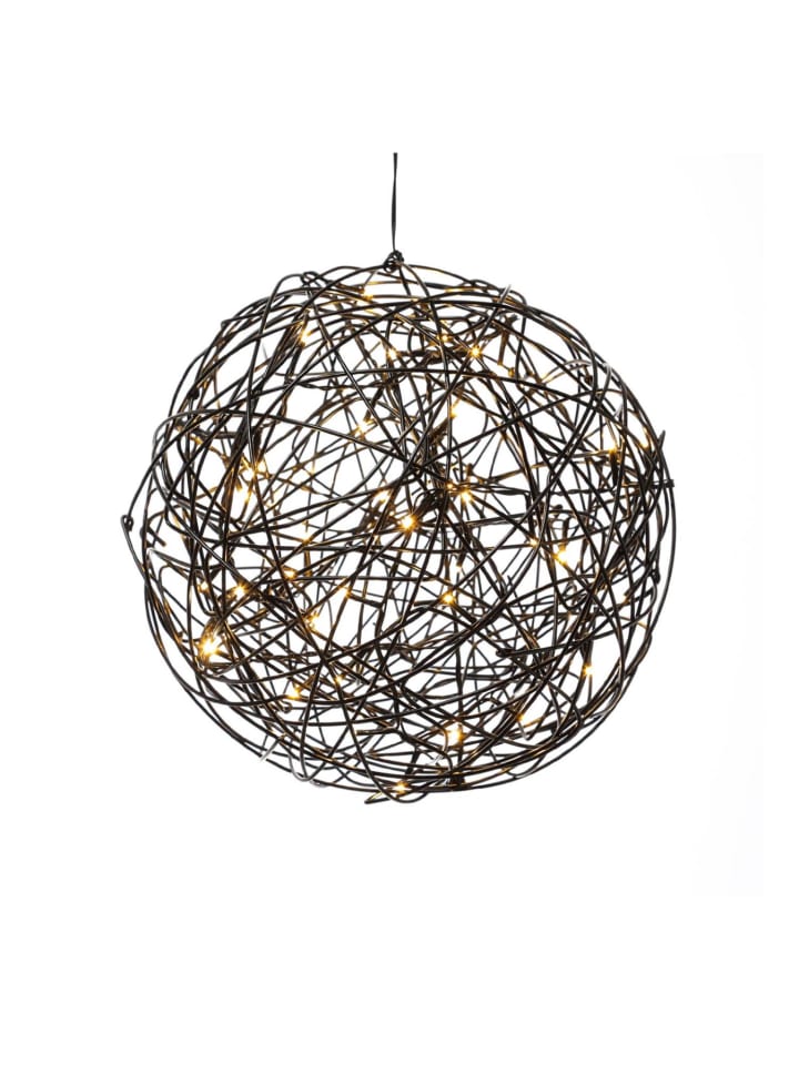 MARELIDA LED Drahtkugel 30cm Kugelleuchte Gartenleuchte in schwarz günstig kaufen onesize