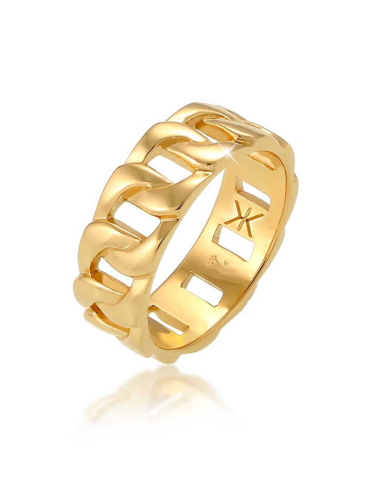 KUZZOI Ring 925 Sterling Silber in Gold günstig kaufen