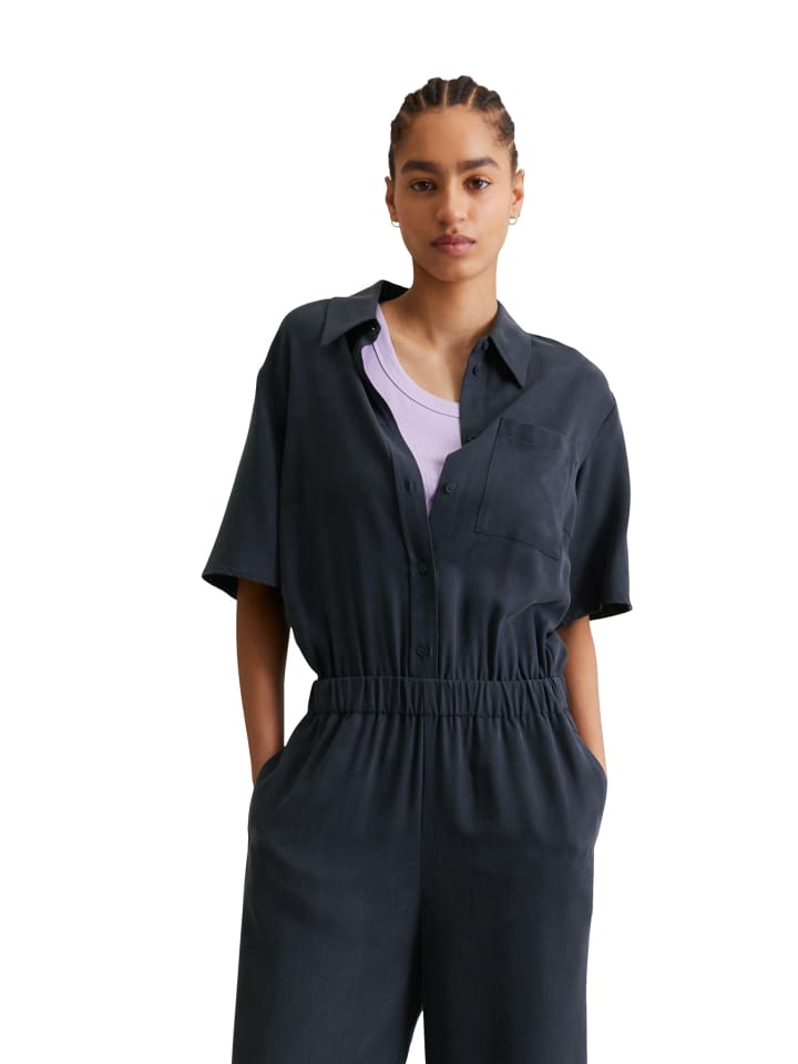 Marc O'Polo DENIM Jumpsuit relaxed in Blue Depths günstig kaufen
