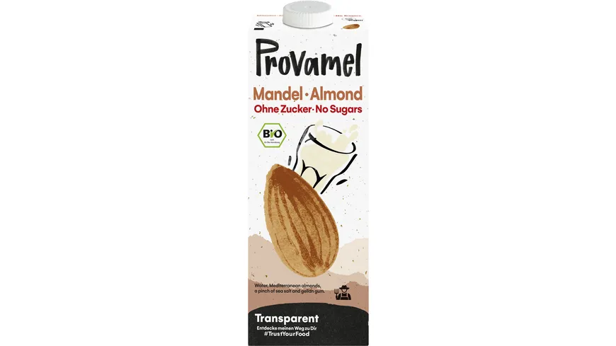 Provamel Biologischer Mandeldrink Ungesüβt 1 l