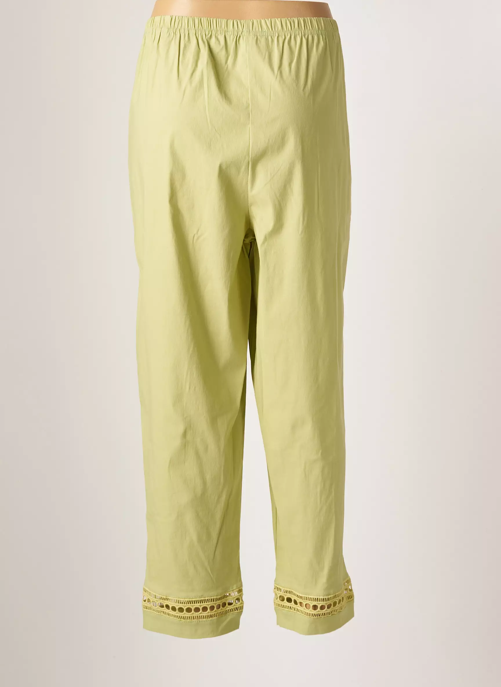 Franck Anna Pantalons Droits Femme couleur vert
