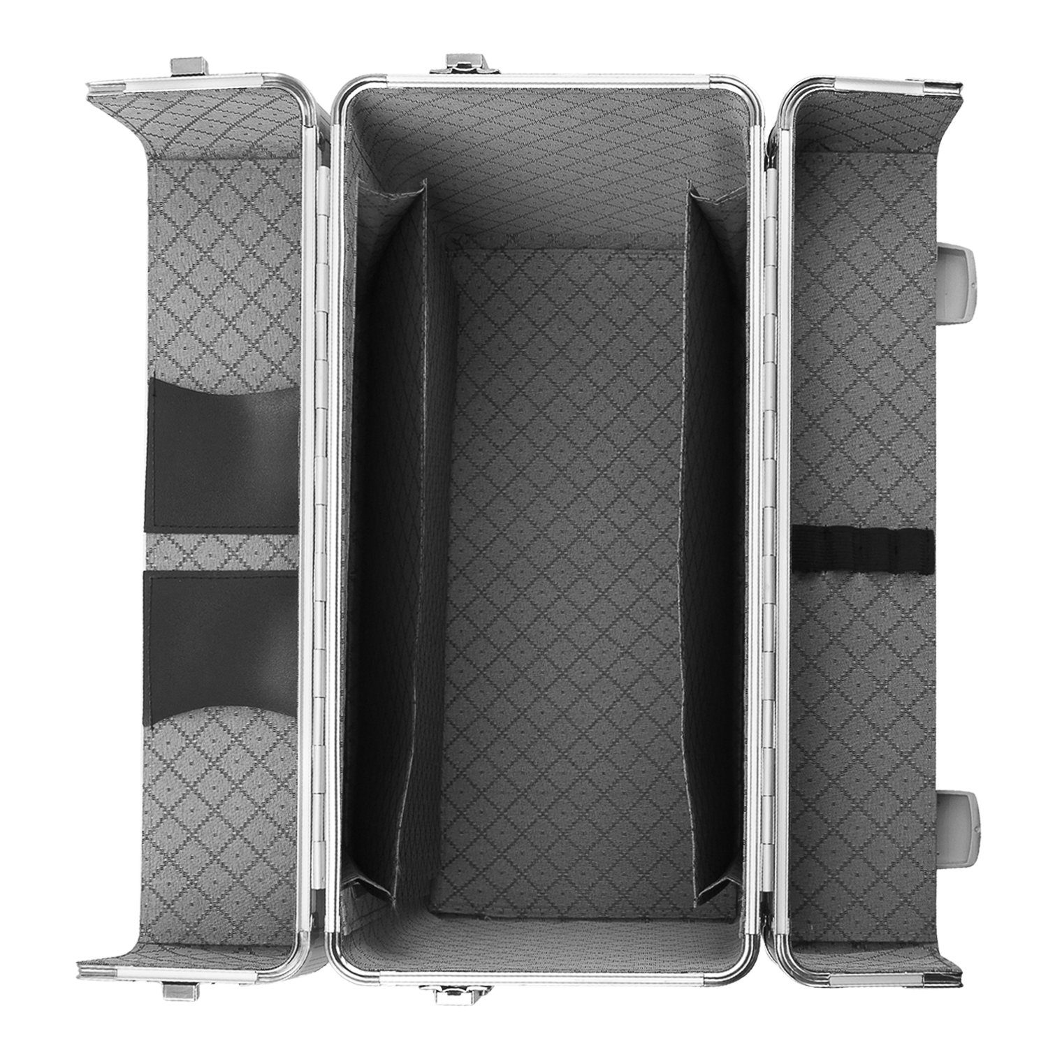 anndora Pilotenkoffer Businesskoffer TSA Schlösser Aluminium Oberfläche Farbwahl, 0 Rollen