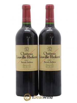 Château Léoville Poyferré 2ème Grand Cru Classé  2007 - Lot de 2 Bouteilles