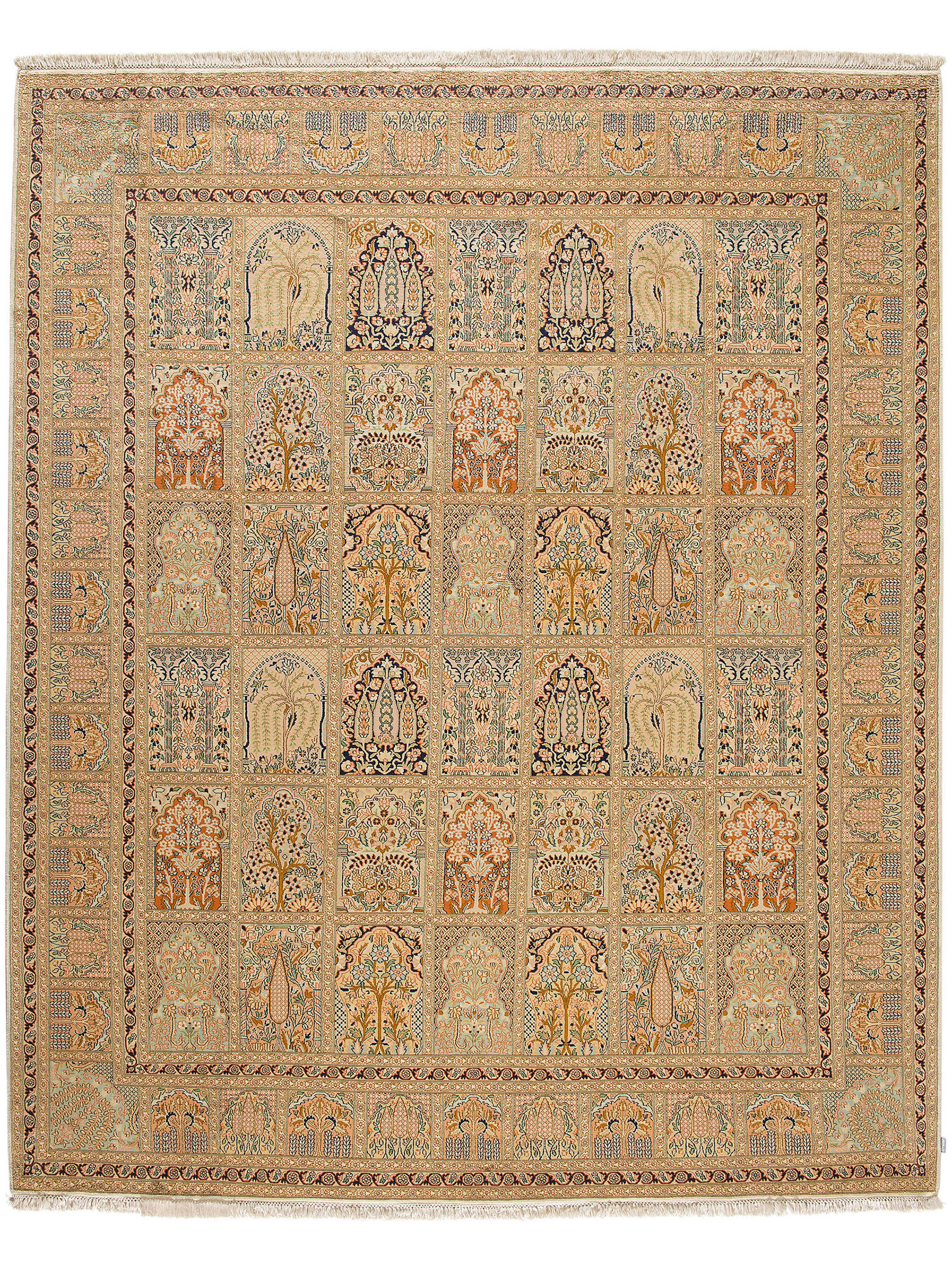 Kaschmir Seide 18/18 ca. 250 x 304 cm, Unikat / Einzelstück