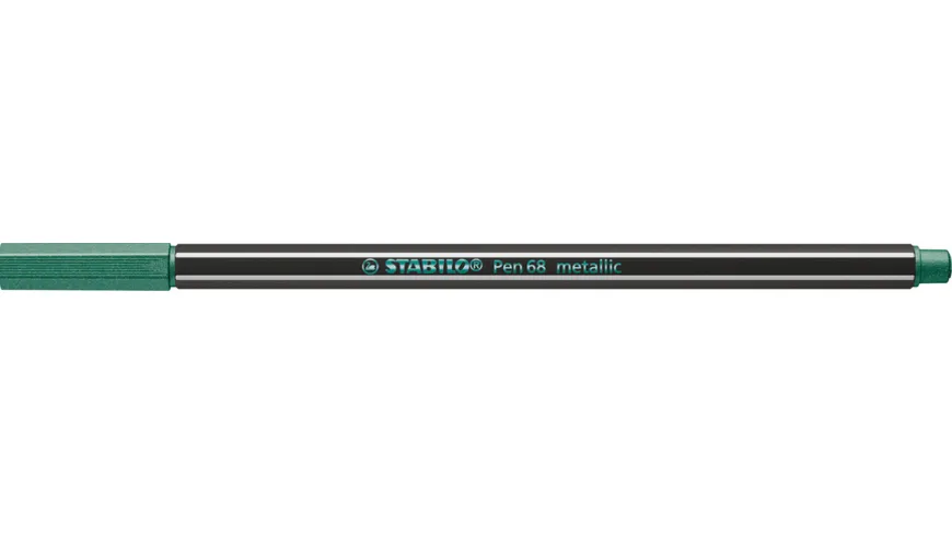 STABILO® Premium Metallic-Filzstift - STABILO Pen 68 metallic - Einzelstift - metallic grün metallic grün