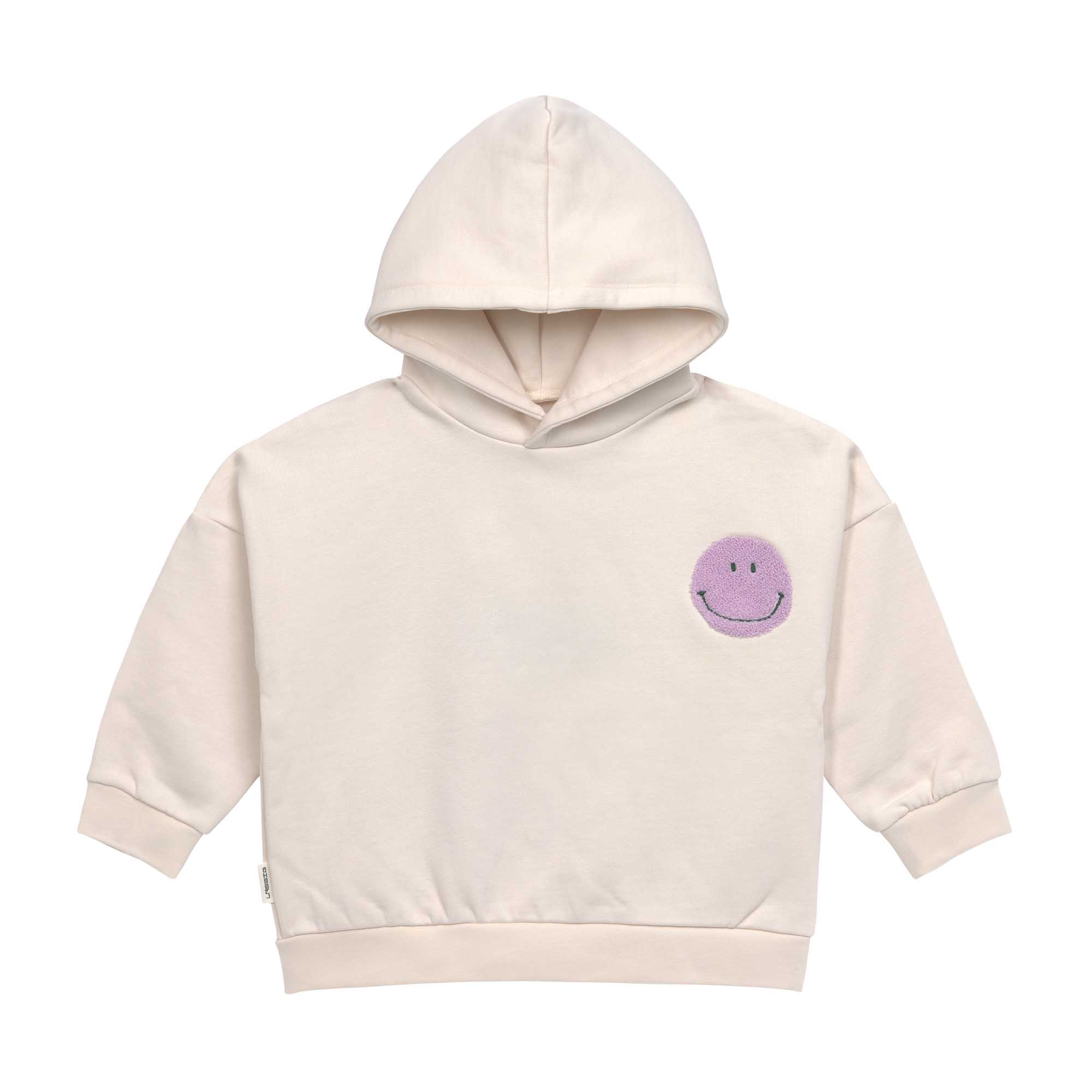 Hoodie Kinder - Bio Baumwolle, Little Gang, Smile Weiß