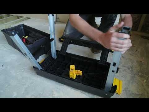 Stanley FMST81083-1 FatMax 3-in-1 tool case with step stool