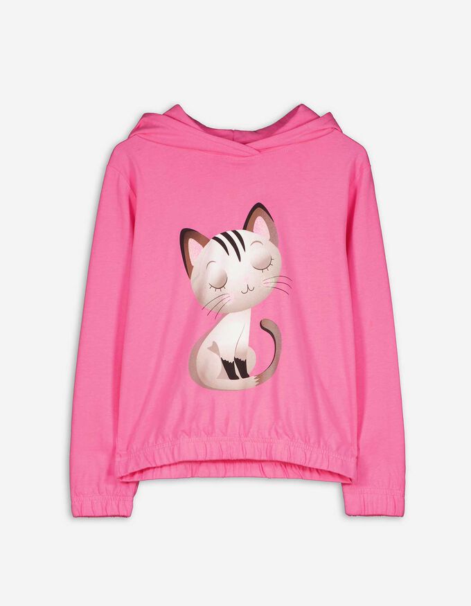 Hoodie - gebundener Saum