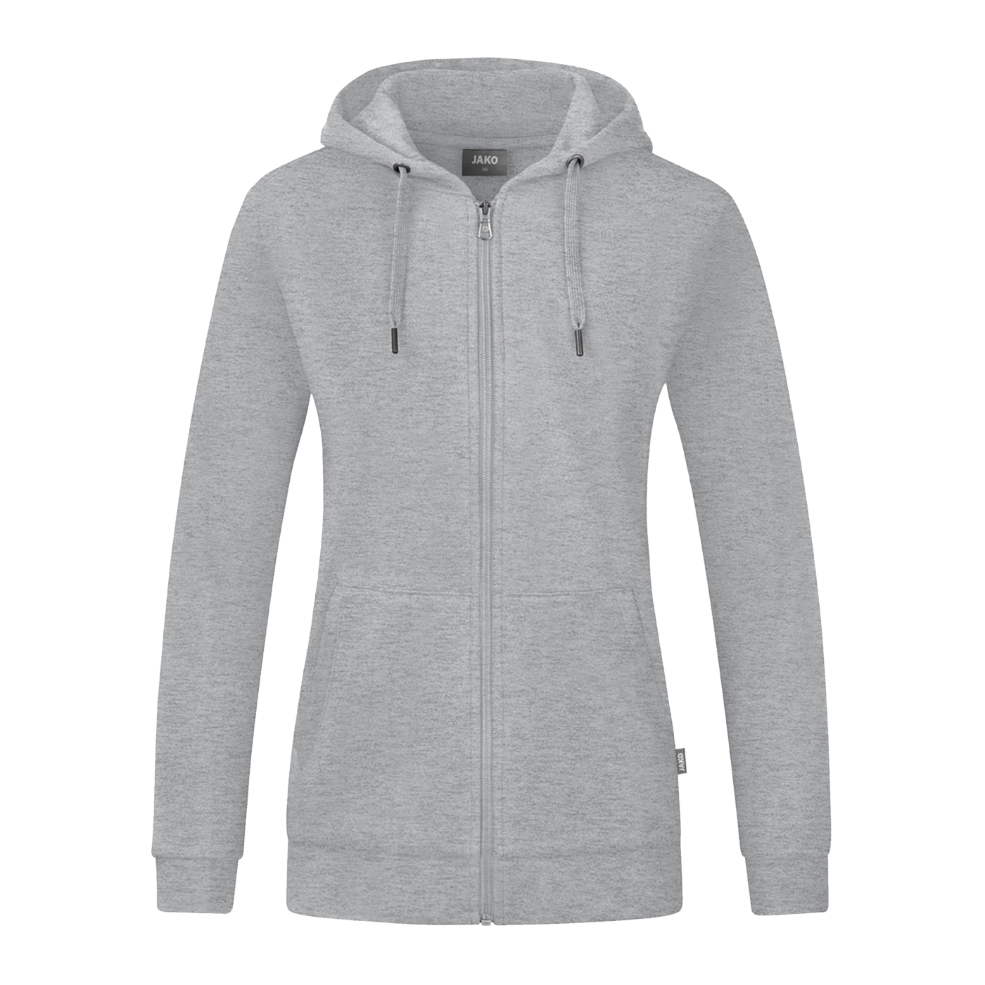 JAKO Organic Kapuzenjacke Damen Grau F520