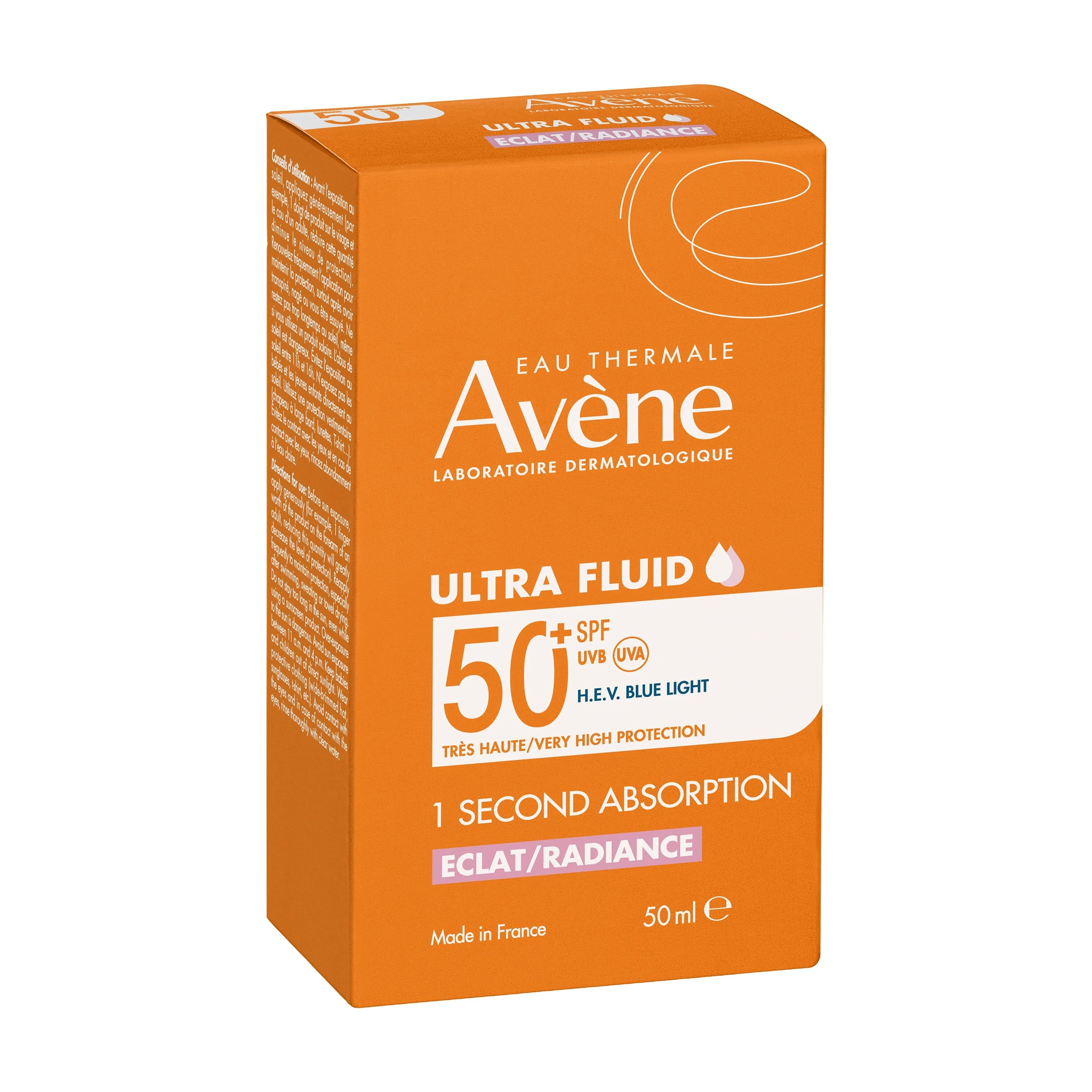 Protector solar facial Ultra Fluid Luminosity SPF50+ - Protector solar facial de alta protección.