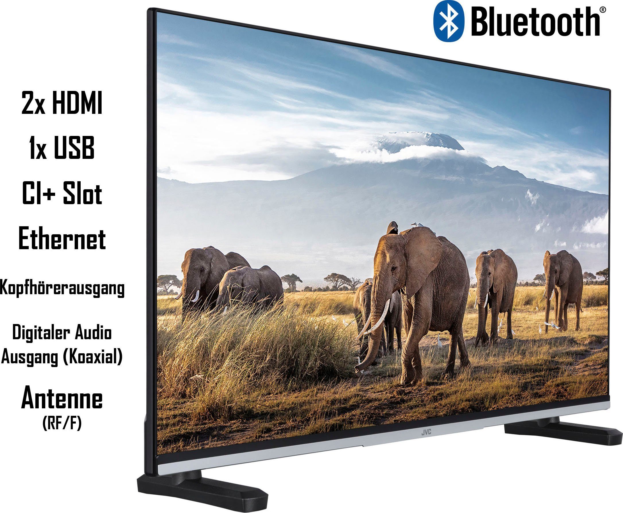 JVC LT-32VHE5156 LCD-LED Fernseher (80 cm/32 Zoll, HD ready, Smart-TV)