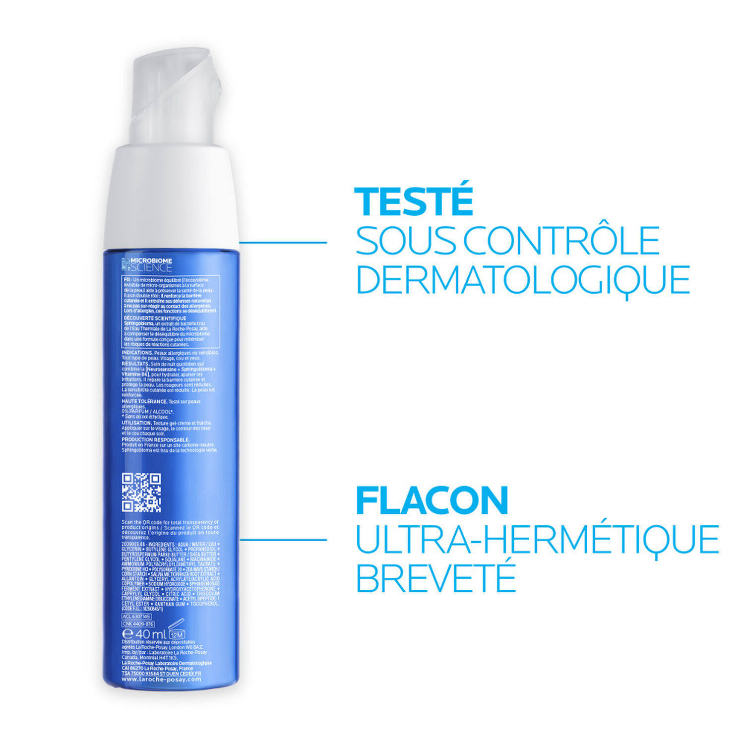 la roche-posay Toleriane Dermallergo Crème de Nuit 40 ml
