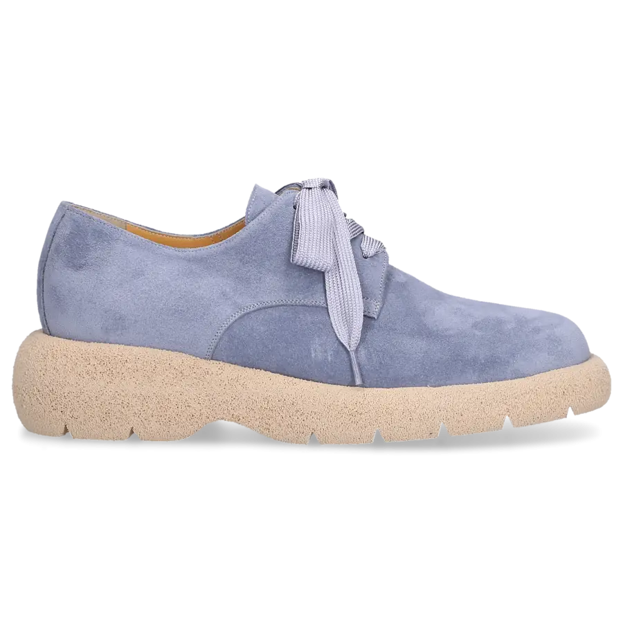 Truman's - Schnürer 7953 Veloursleder - blau