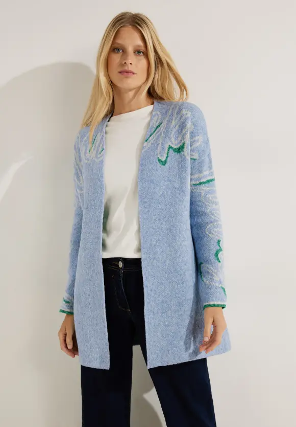 CECIL Offener Cardigan mit Wording