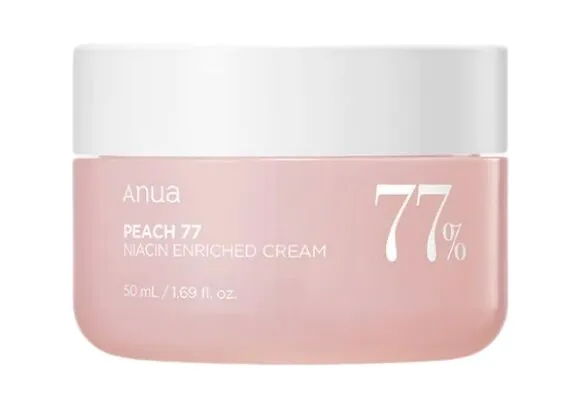 Anua Peach 77% Niacinberiget Fugtighedscreme Ansigt med Ferskenekstrakt