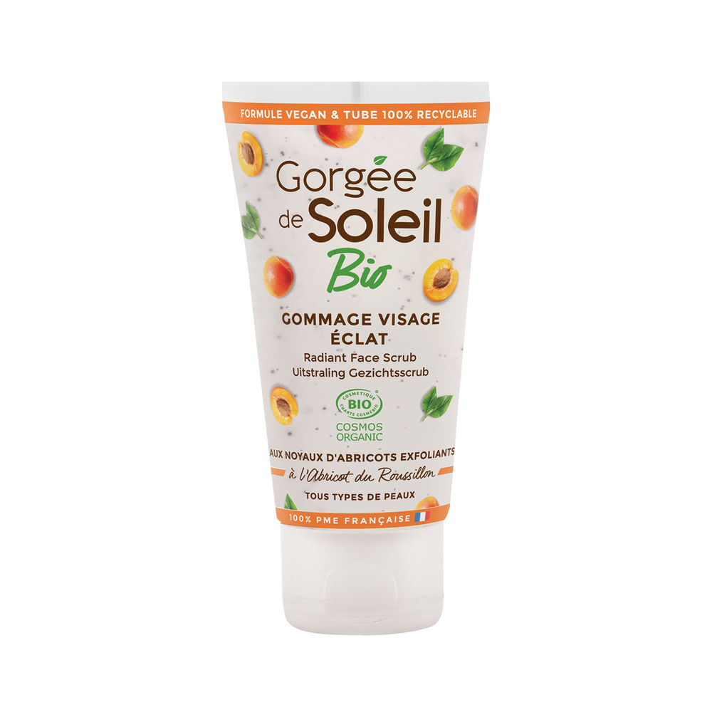 gorgée de soleil Gommage visage éclat - Certifié BIO COSMOS - 75ml Gommage