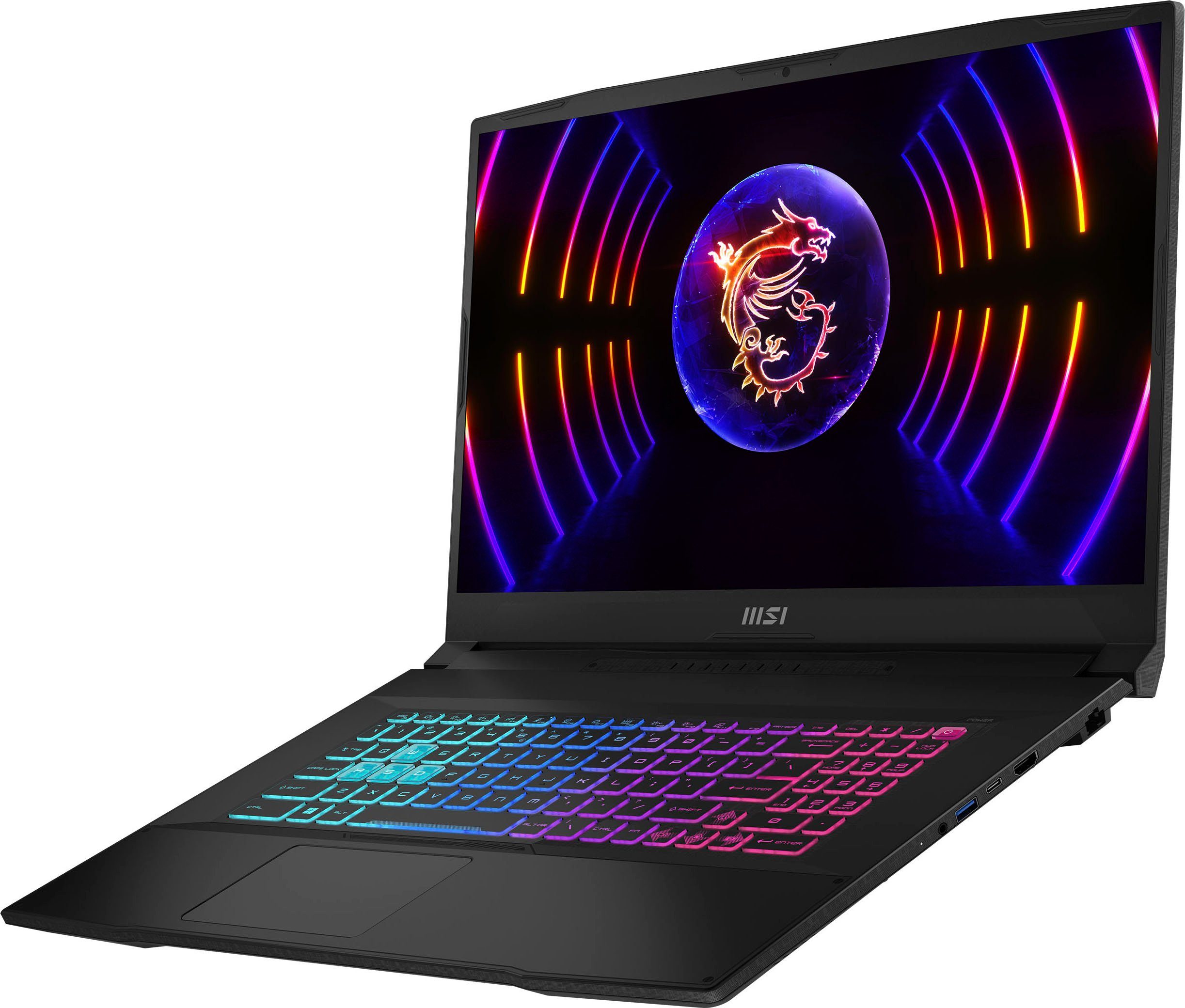 MSI Katana 17 B12VFK-406 Gaming-Notebook (43,9 cm/17,3 Zoll, Intel Core i7 12650H, GeForce RTX 4060, 1000 GB SSD)