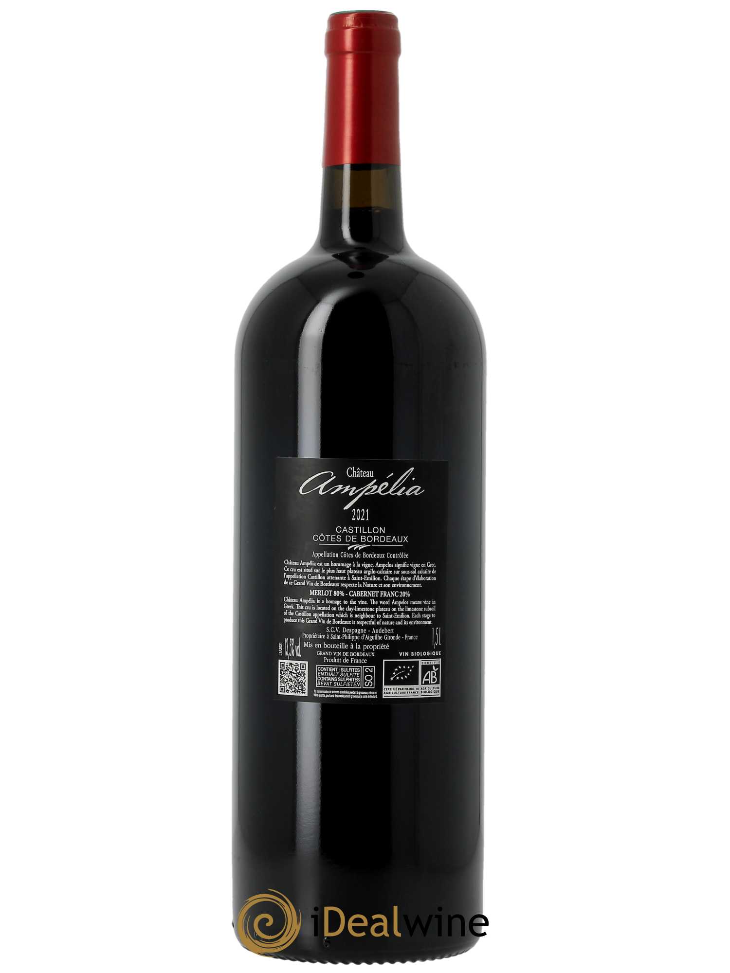 Château Ampélia (CBO à partir de 6 mg) 2021 - Lot de 1 Magnum